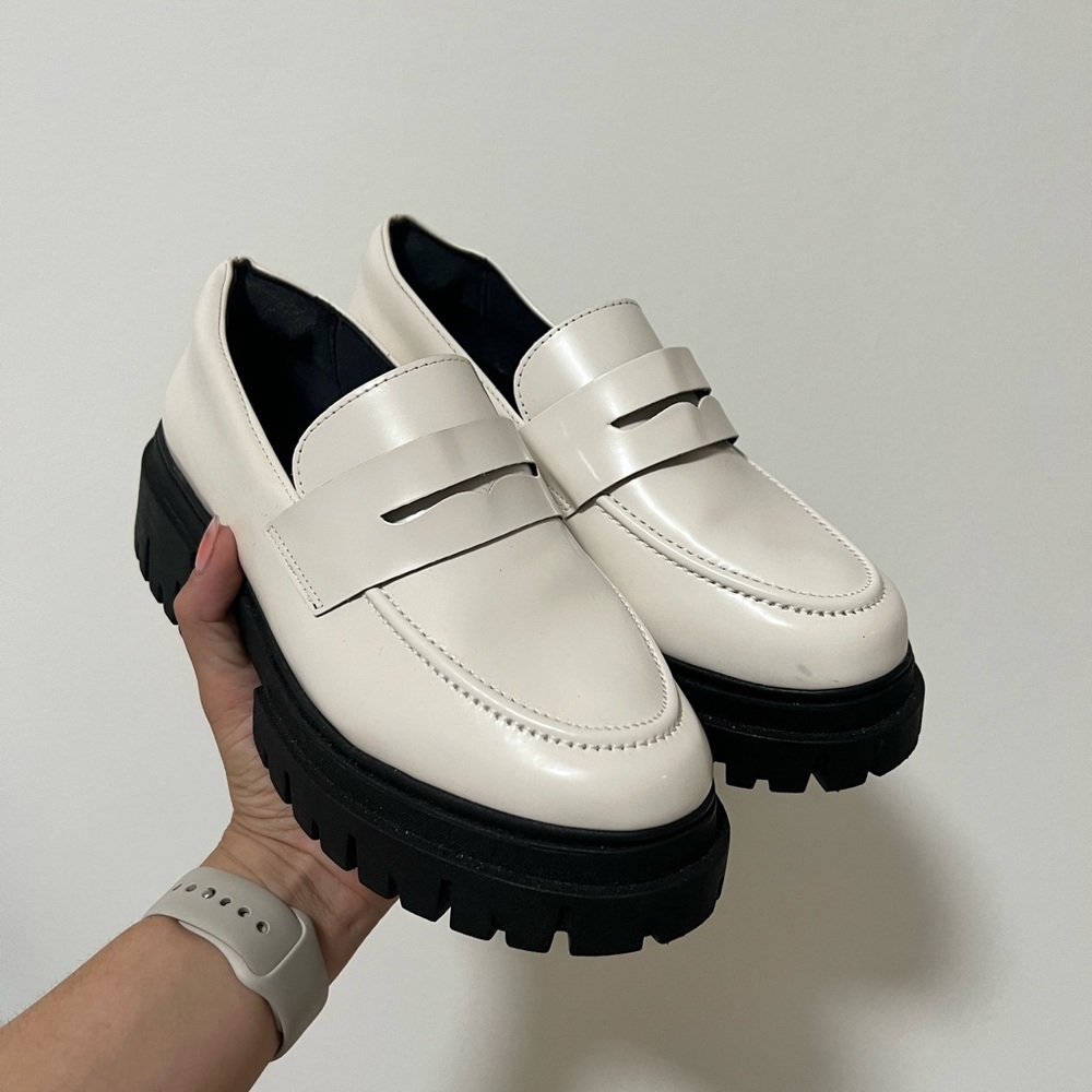 White moccasins